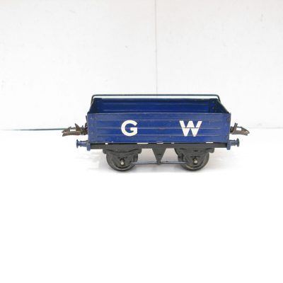 Hornby 0 Gauge GW white lettered Open 'B' Wagon - unboxed - Excellent