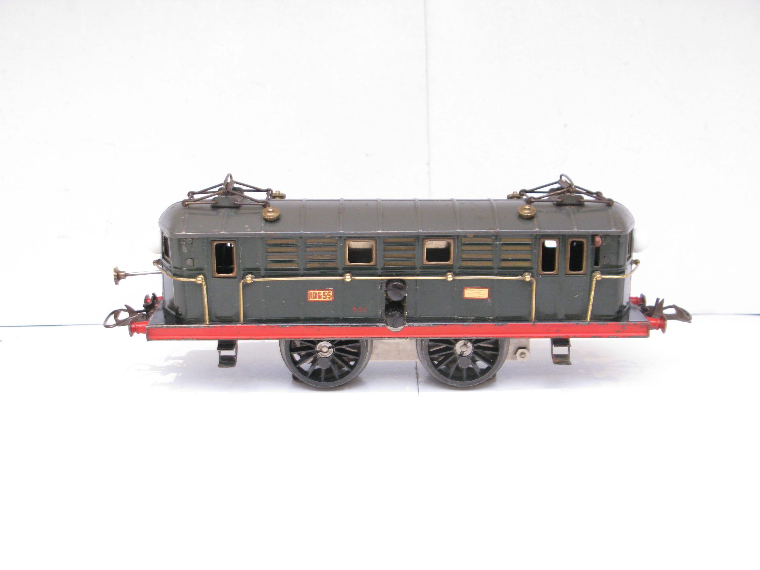 Rare Hornby 0 Gauge LE2/20 Swiss Style Overhead electric 0-4-0 green Locomotive, 3-rail 20 volt Electric - unboxed - Overall Excellent/plus - Image 5