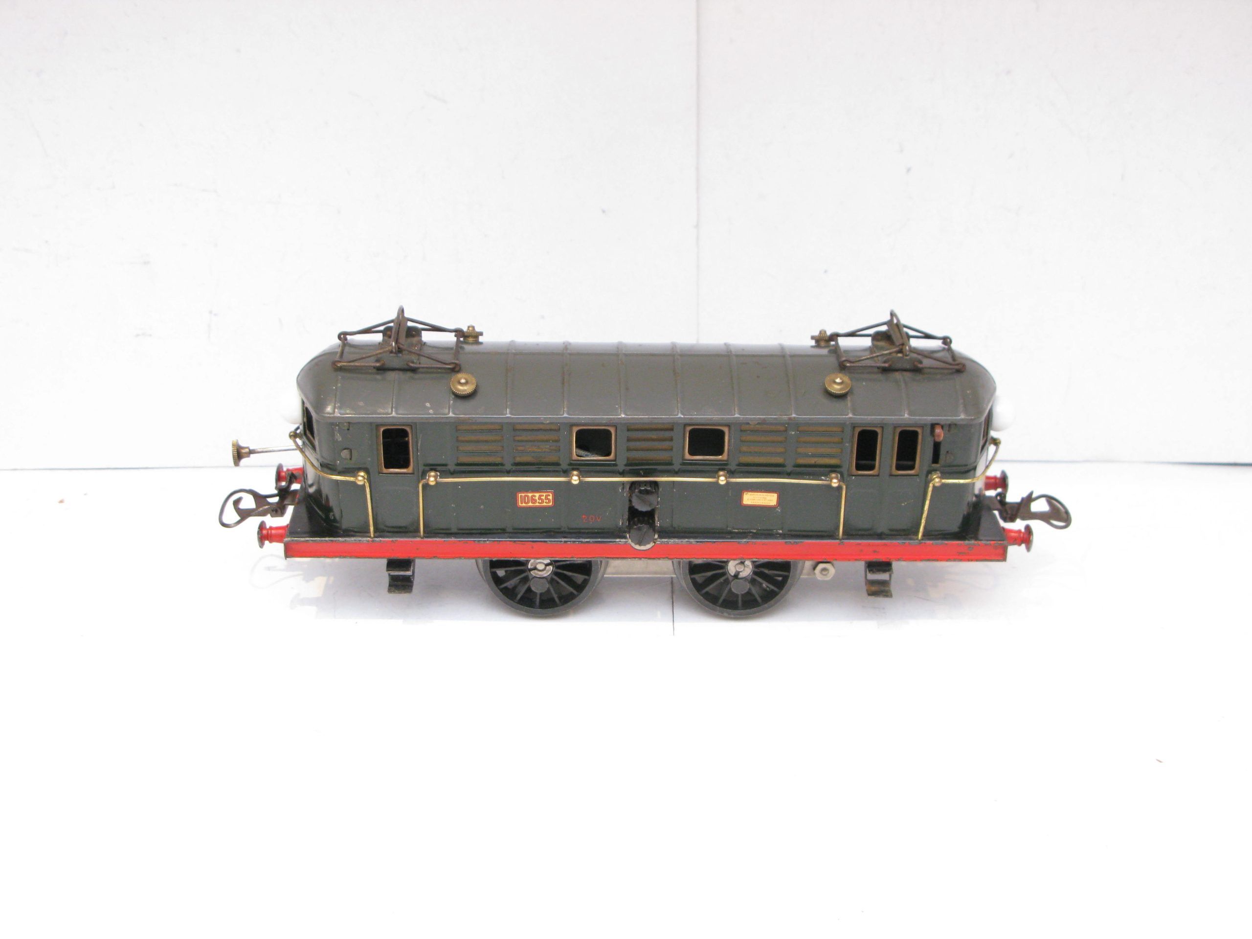 Rare Hornby 0 Gauge LE2/20 Swiss Style Overhead electric 0-4-0 green Locomotive, 3-rail 20 volt Electric - unboxed - Overall Excellent/plus - Image 6