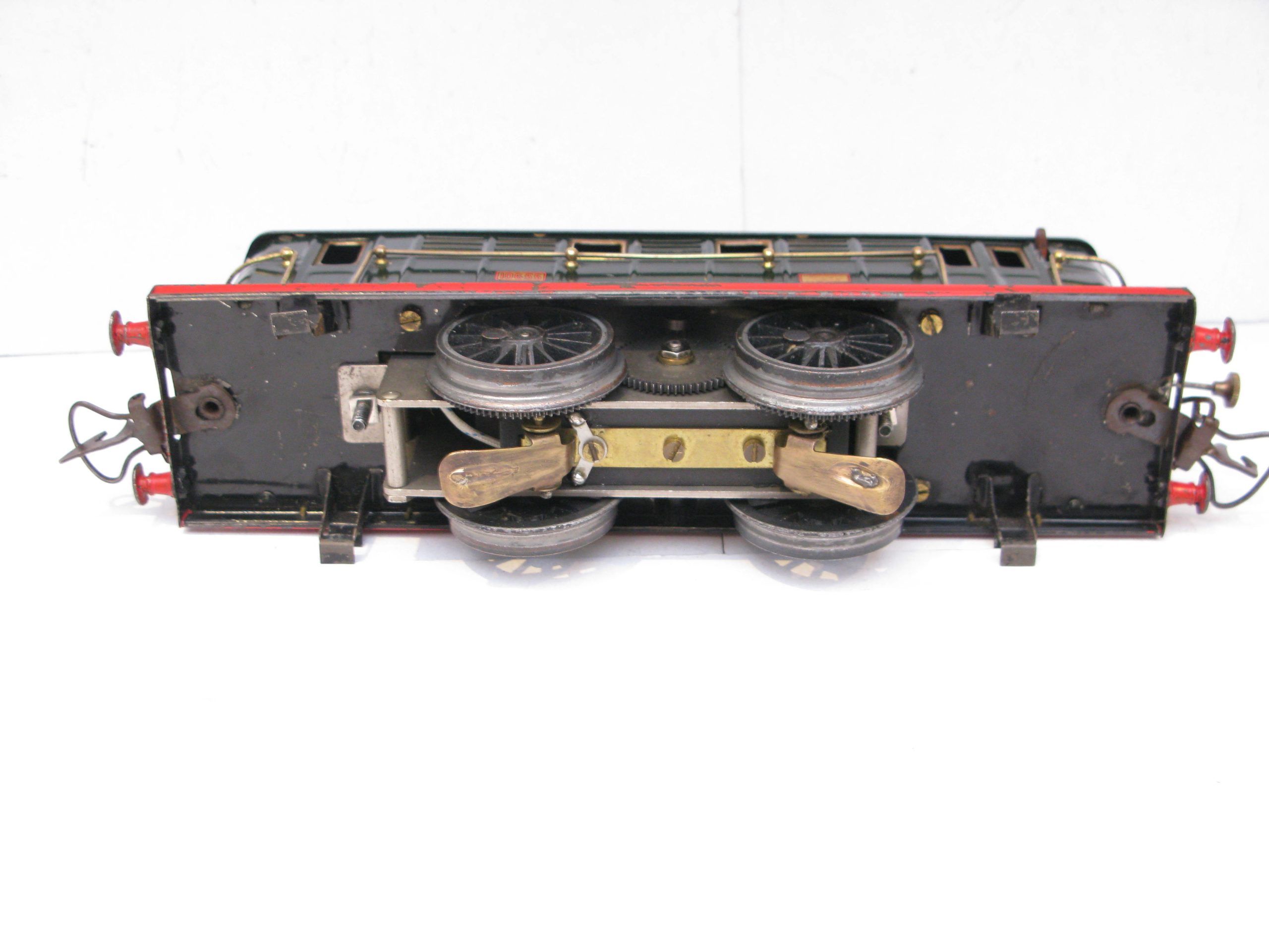 Rare Hornby 0 Gauge LE2/20 Swiss Style Overhead electric 0-4-0 green Locomotive, 3-rail 20 volt Electric - unboxed - Overall Excellent/plus - Image 12