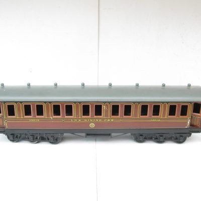 Bassett Lowke Gauge 1 LMS 12 wheel Dining car No.13210 Passenger coach - unboxed