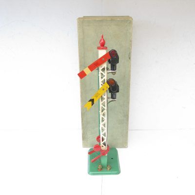 Hornby 0 Gauge 2E Double Arm Signal with screw fittings Circa 1938 - Boxed
