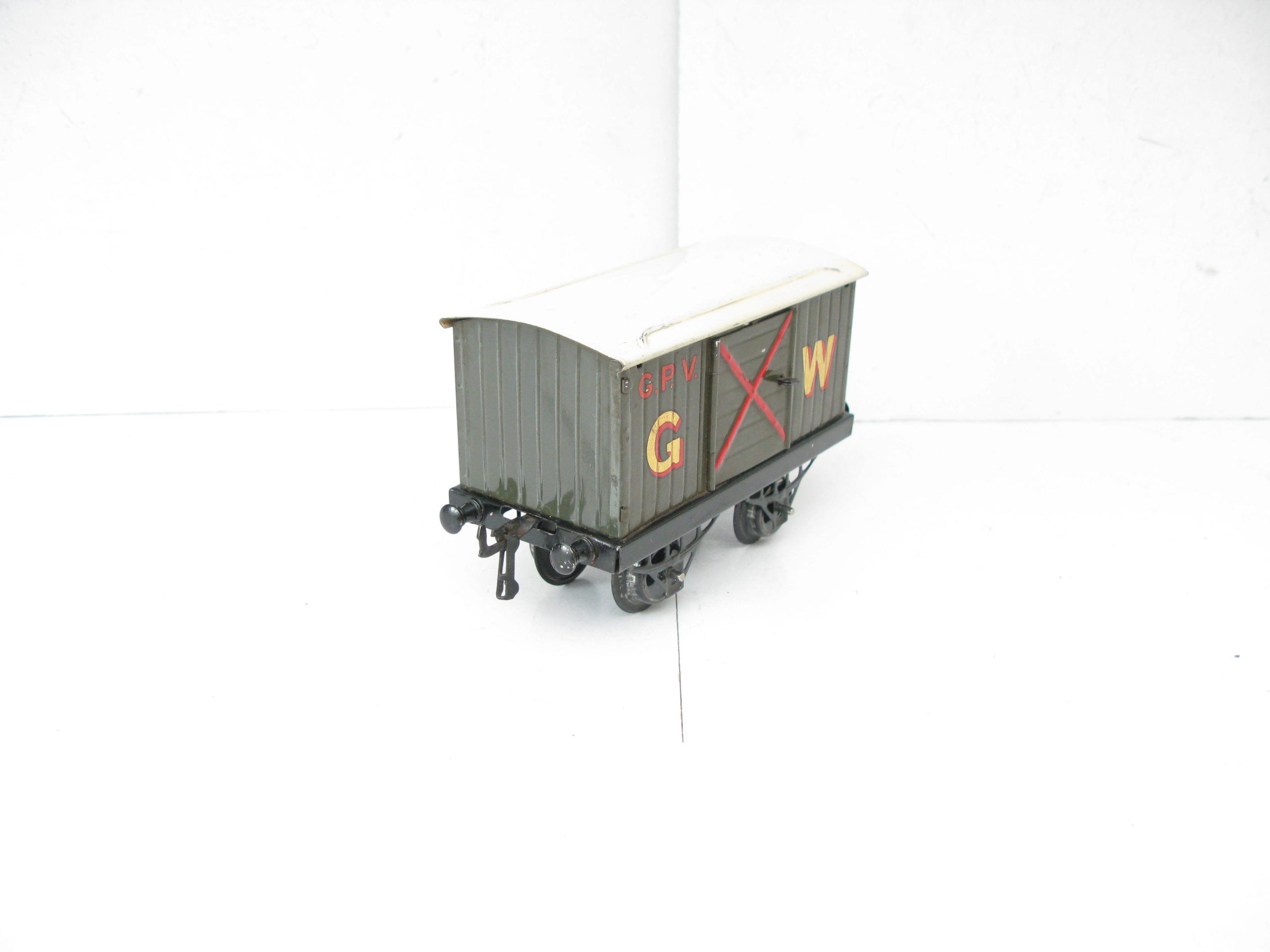 Hornby 0 Gauge RARE GWR 'GUNPOWDER' Van Large Gold lettered Circa 1928 - unboxed - Excellent/plus - Image 3