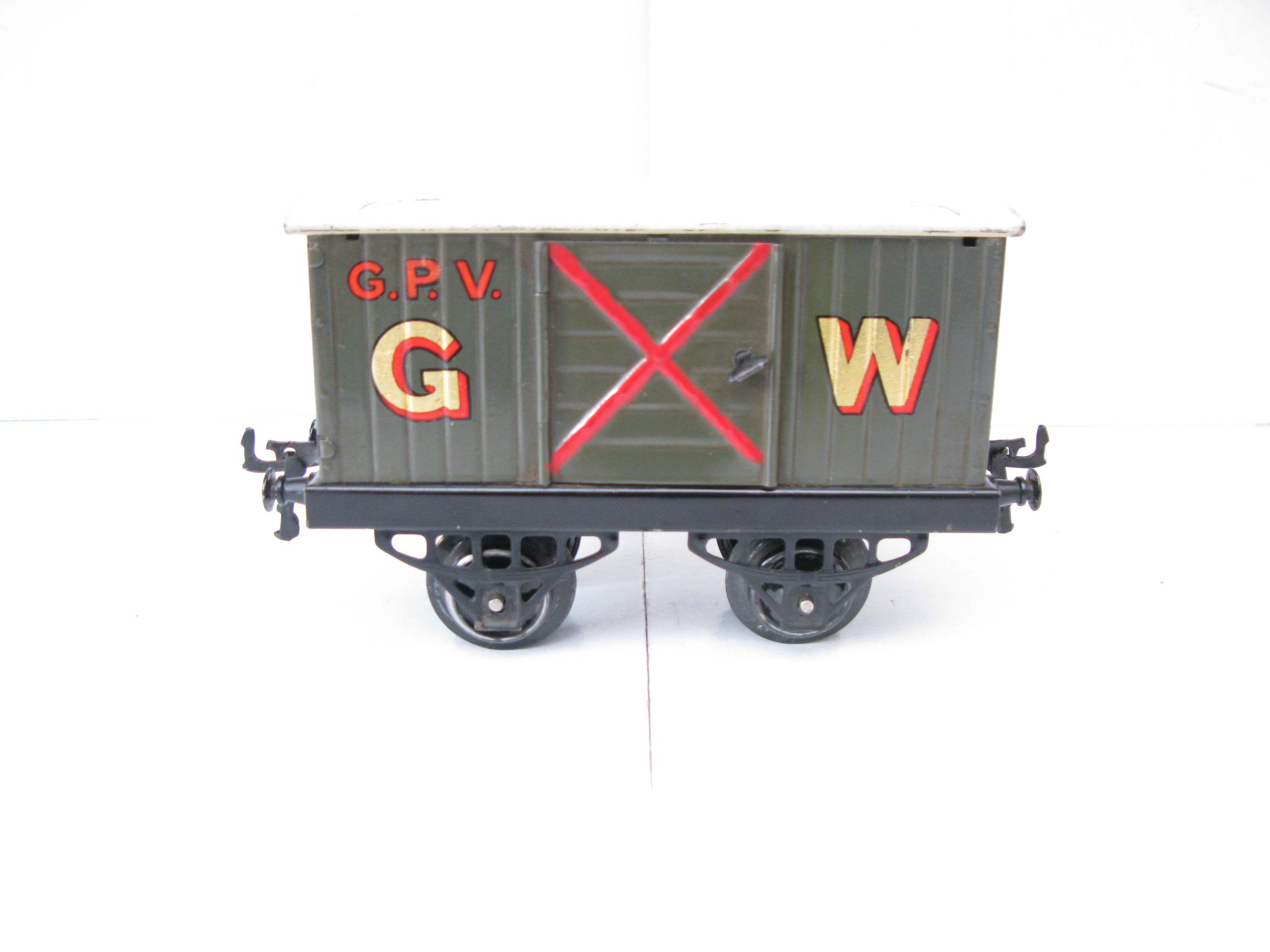 Hornby 0 Gauge RARE GWR 'GUNPOWDER' Van Large Gold lettered Circa 1928 - unboxed - Excellent/plus - Image 7
