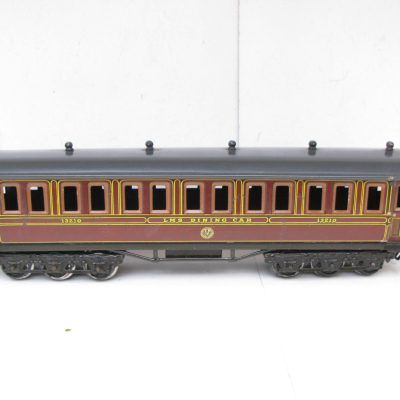 Carette - Bassett Lowke 0 Gauge 12 wheel LMS Dining car - unboxed - Excellent