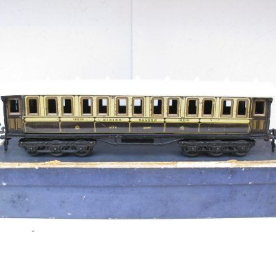 Carette - Bassett Lowke 0 Gauge 12 wheel LNWR Dining car - Boxed - Good/plus