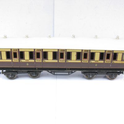Bing for Bassett Lowke 0 Gauge 1921 Series LNWR All 1st and Brake 3rd coaches - unboxed - Good/plus to Excellent priced at £40 each