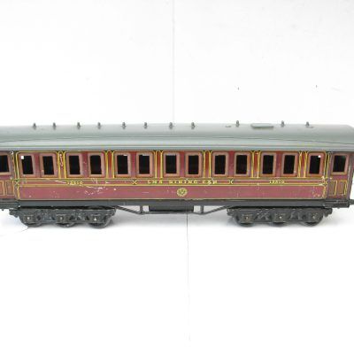 Carette - Bassett Lowke 0 Gauge 12 wheel LMS Dining car - unboxed - Good to Good plus