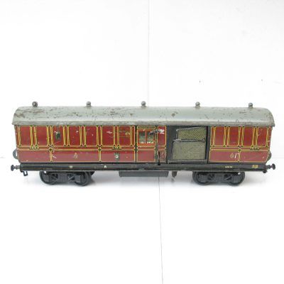 Carette - Bassett Lowke 0 Gauge LMS 1924 series Mail coach No.1924 - unboxed - Good