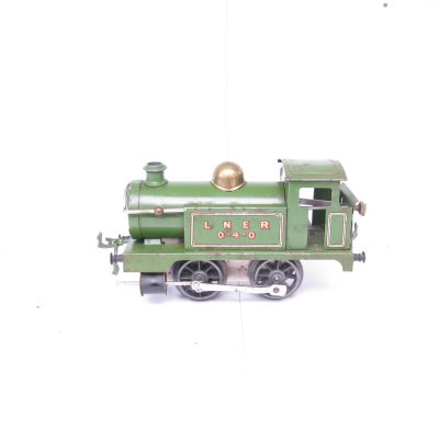 Hornby 0 Gauge Early No.1 Tank Loco LNER Green No 0-4-0, Clockwork Circa 1924/25 - unboxed - Good to Good/plus