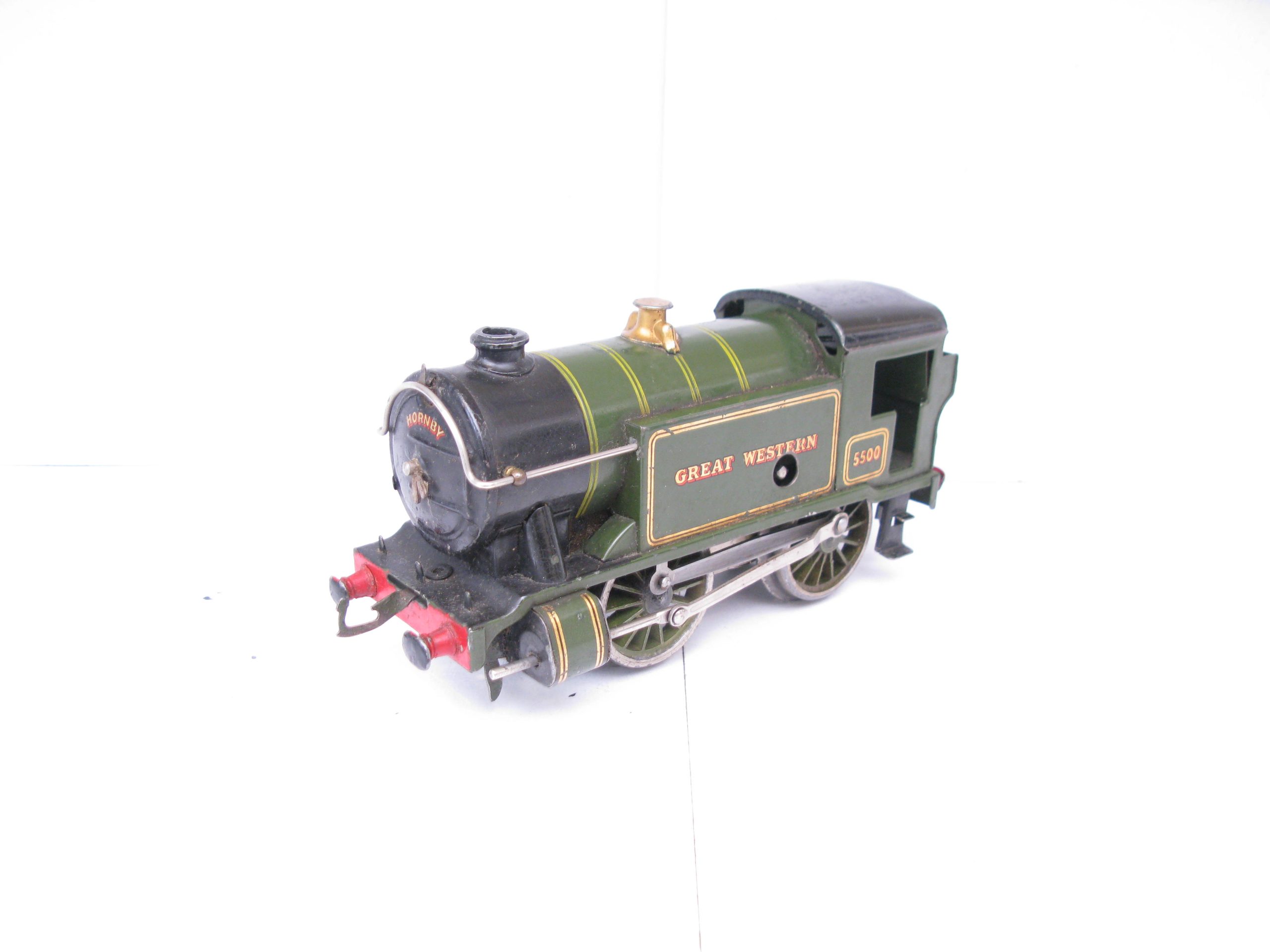 Hornby 0 Gauge No.1 Special Tank Loco GWR Green No.5500, Clockwork - unboxed - Good to Good/plus - Image 3