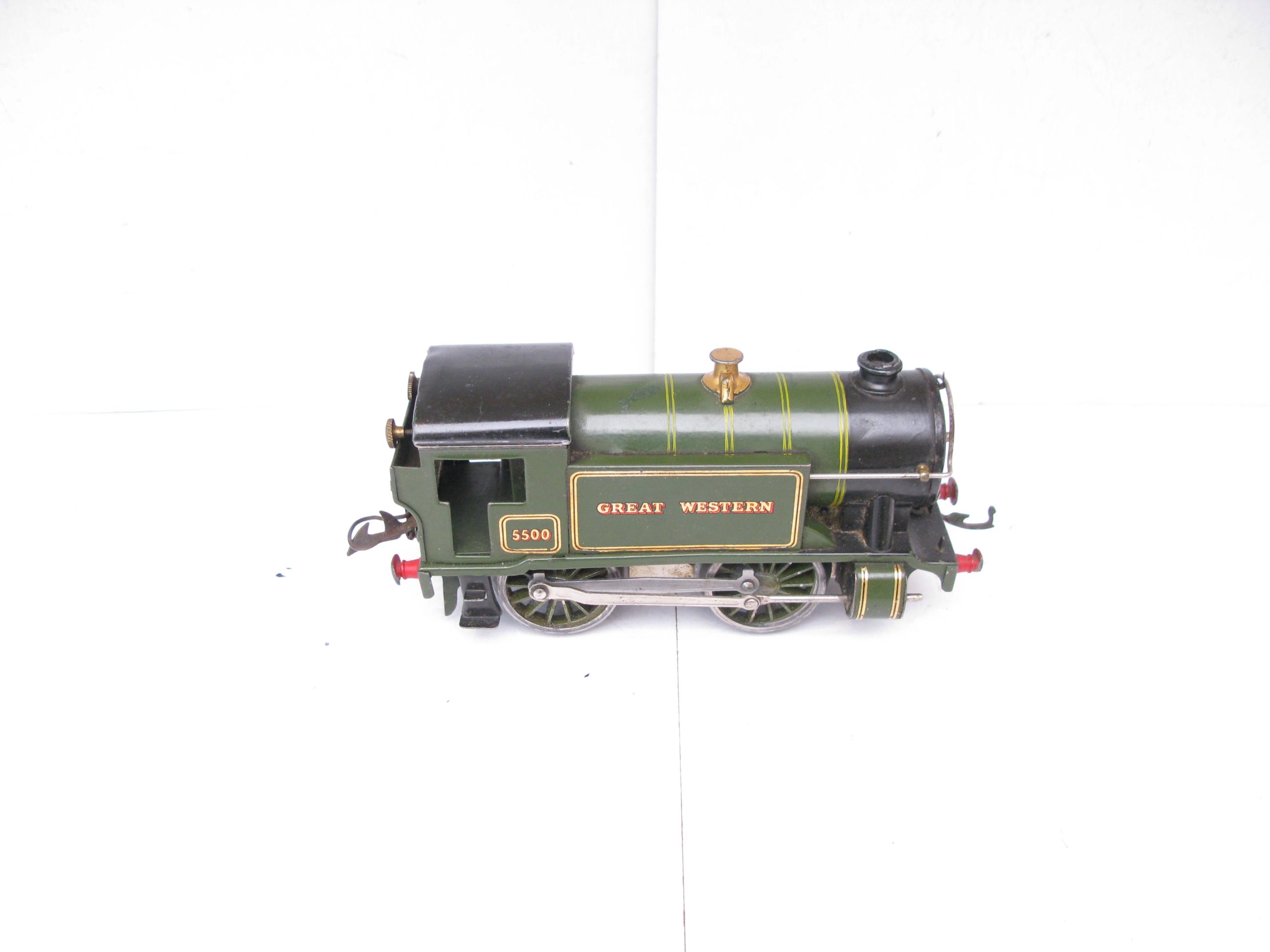 Hornby 0 Gauge No.1 Special Tank Loco GWR Green No.5500, Clockwork - unboxed - Good to Good/plus - Image 6
