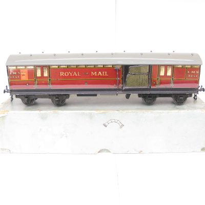 Bassett Lowke 0 Gauge LMS 1931 series Mail coach No.3251 - Boxed - Excellent/plus