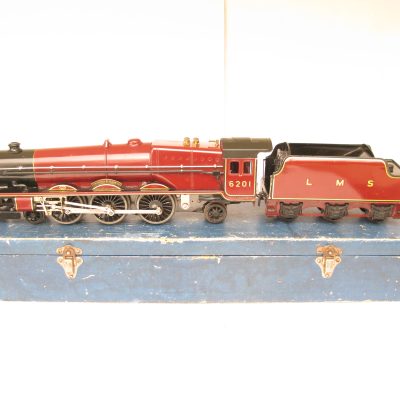 Hornby 0 Gauge 4-6-2 Loco & Tender LMS Lined Maroon 'Princess Elizabeth' No.6201, 3-rail 20 volt Electric - Boxed - Overall Excellent/plus