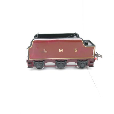 Hornby 0 Gauge 6-wheel LMS Lined Maroon 'Princess Elizabeth' Tender, - unboxed - Part repainted Overall Good