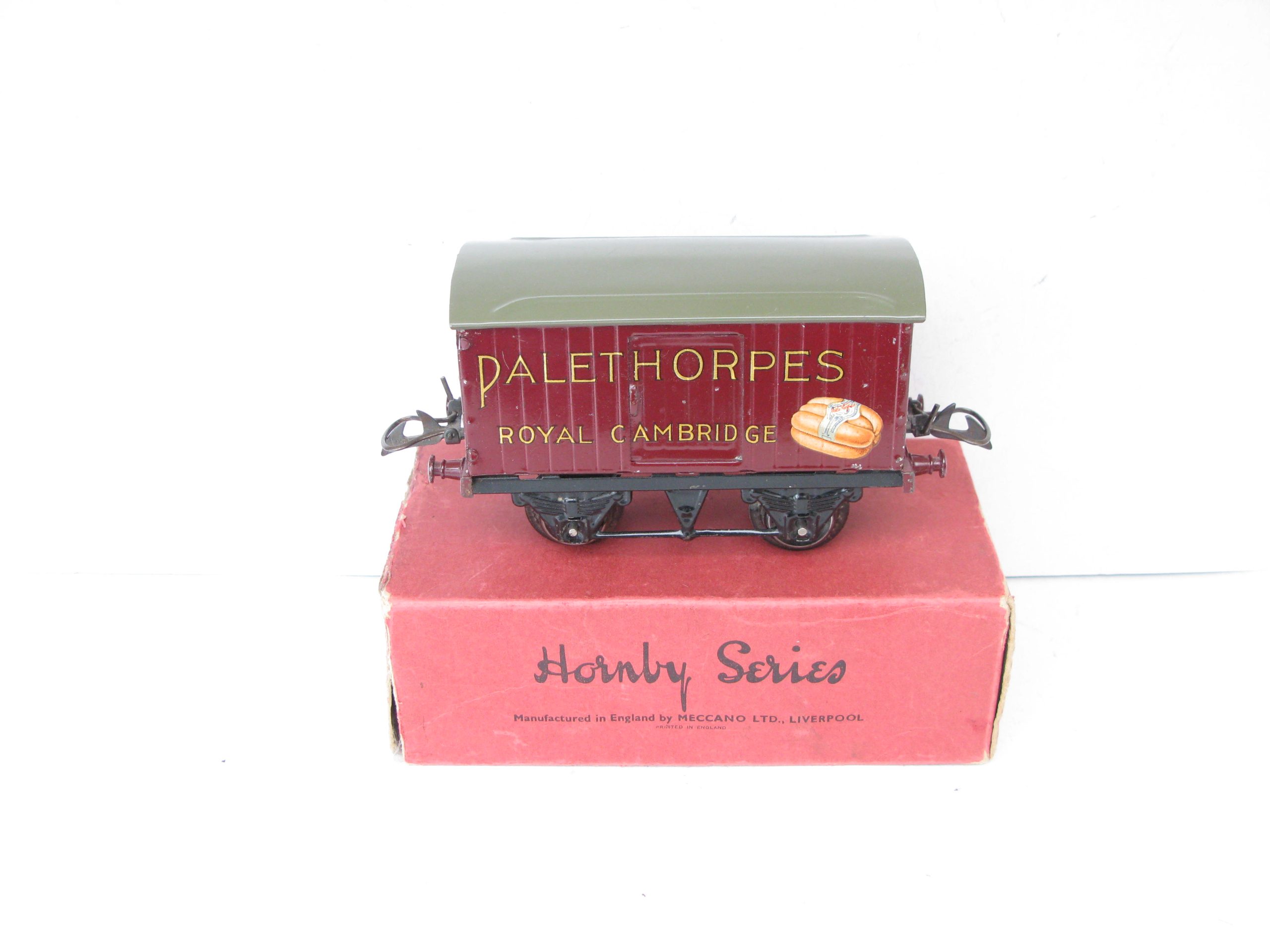 Hornby 0 Gauge 'PALETHORPES' Sausages Private owner van - Boxed - Sides Excellent/plus - Circa 1938 - Image 2