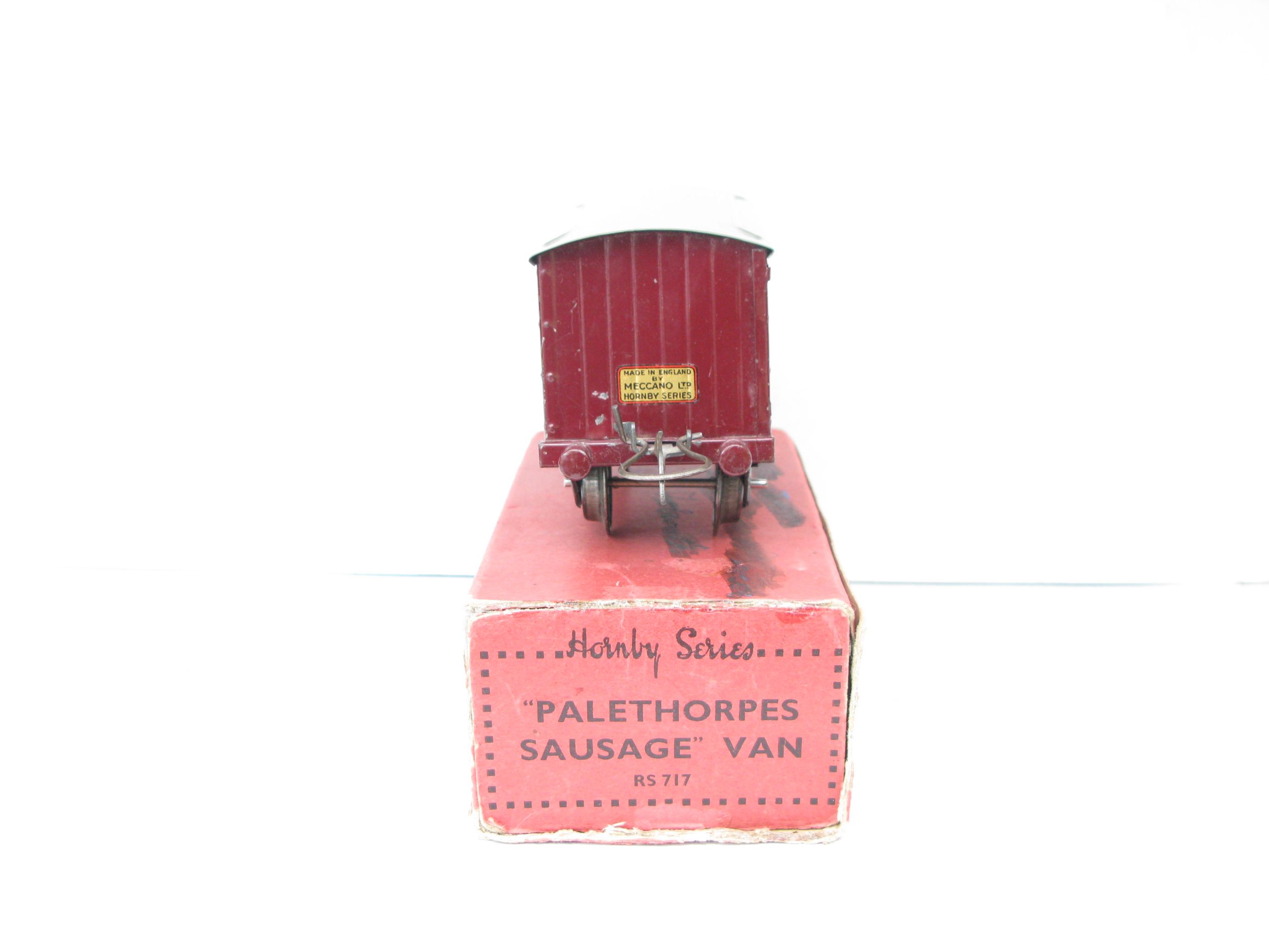 Hornby 0 Gauge 'PALETHORPES' Sausages Private owner van - Boxed - Sides Excellent/plus - Circa 1938 - Image 4
