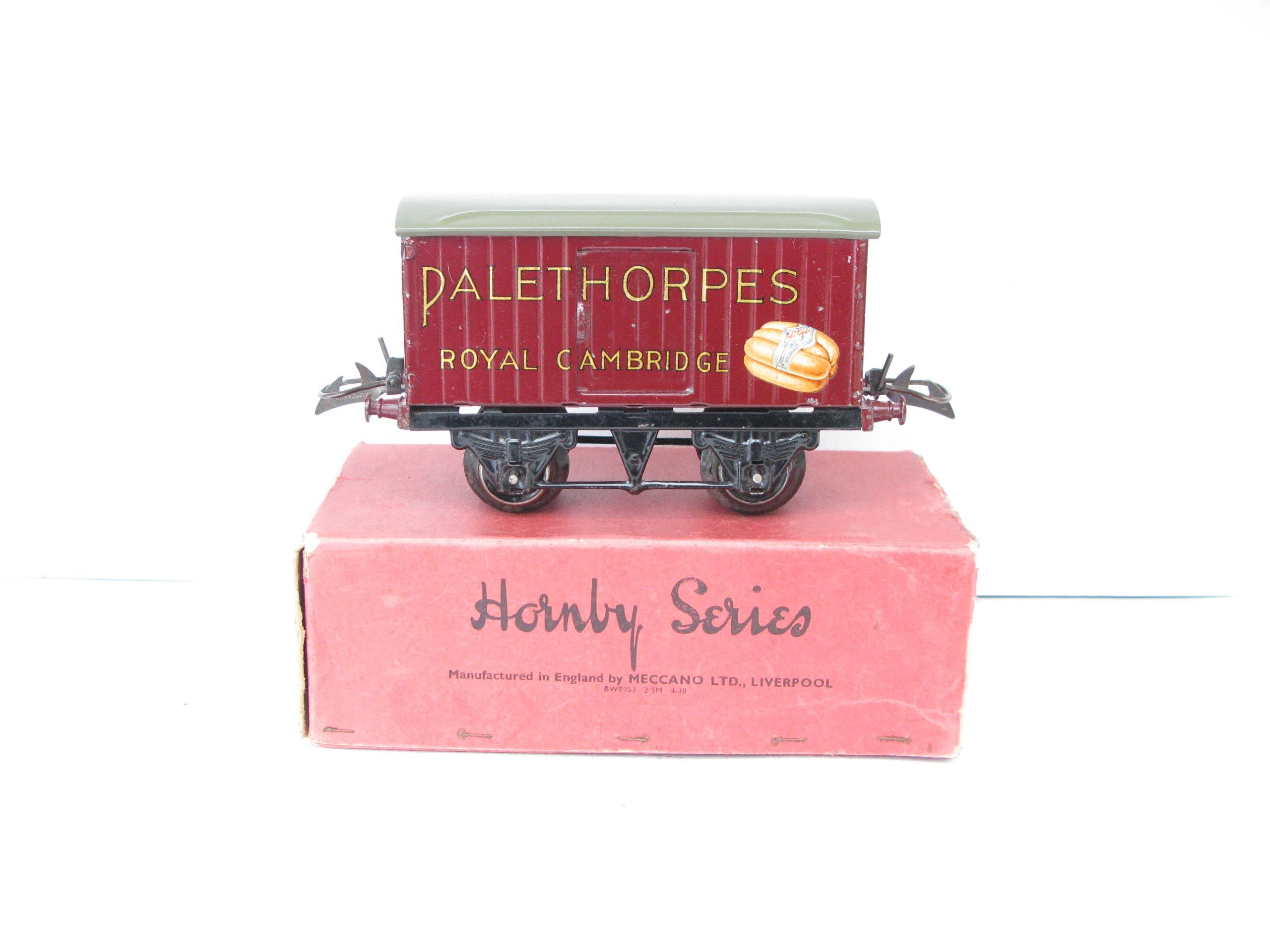 Hornby 0 Gauge 'PALETHORPES' Sausages Private owner van - Boxed - Sides Excellent/plus - Circa 1938 - Image 5