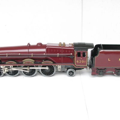 Hornby 0 Gauge 4-6-2 Loco & Tender LMS Lined Maroon 'Princess Elizabeth' No.6201, 3-rail Electric - Boxed -