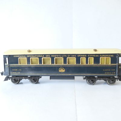 Hornby 0 Gauge Wagon-Lits Grand European Express all Blue Sleeping Car - unboxed - Excellent