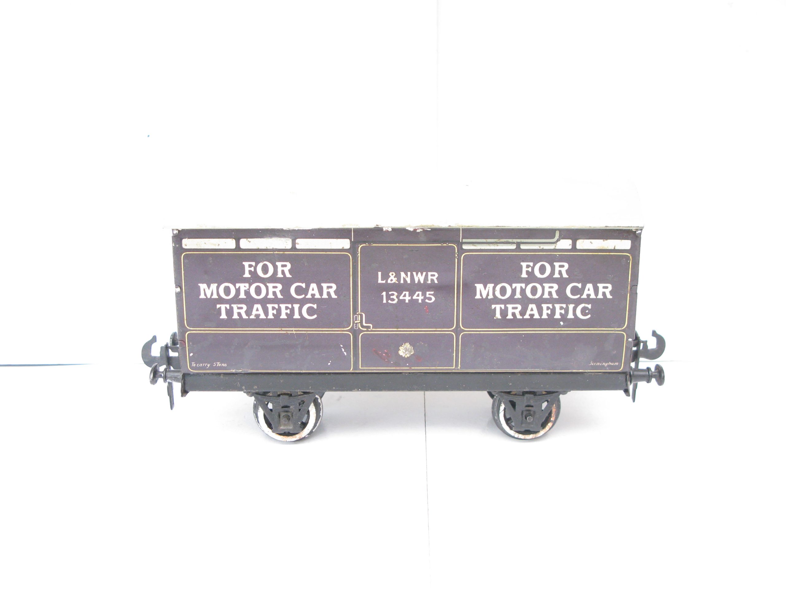 Carette Gauge 1 Tinprinted LNWR 'MULINER' MOTOR Car Van - unboxed
