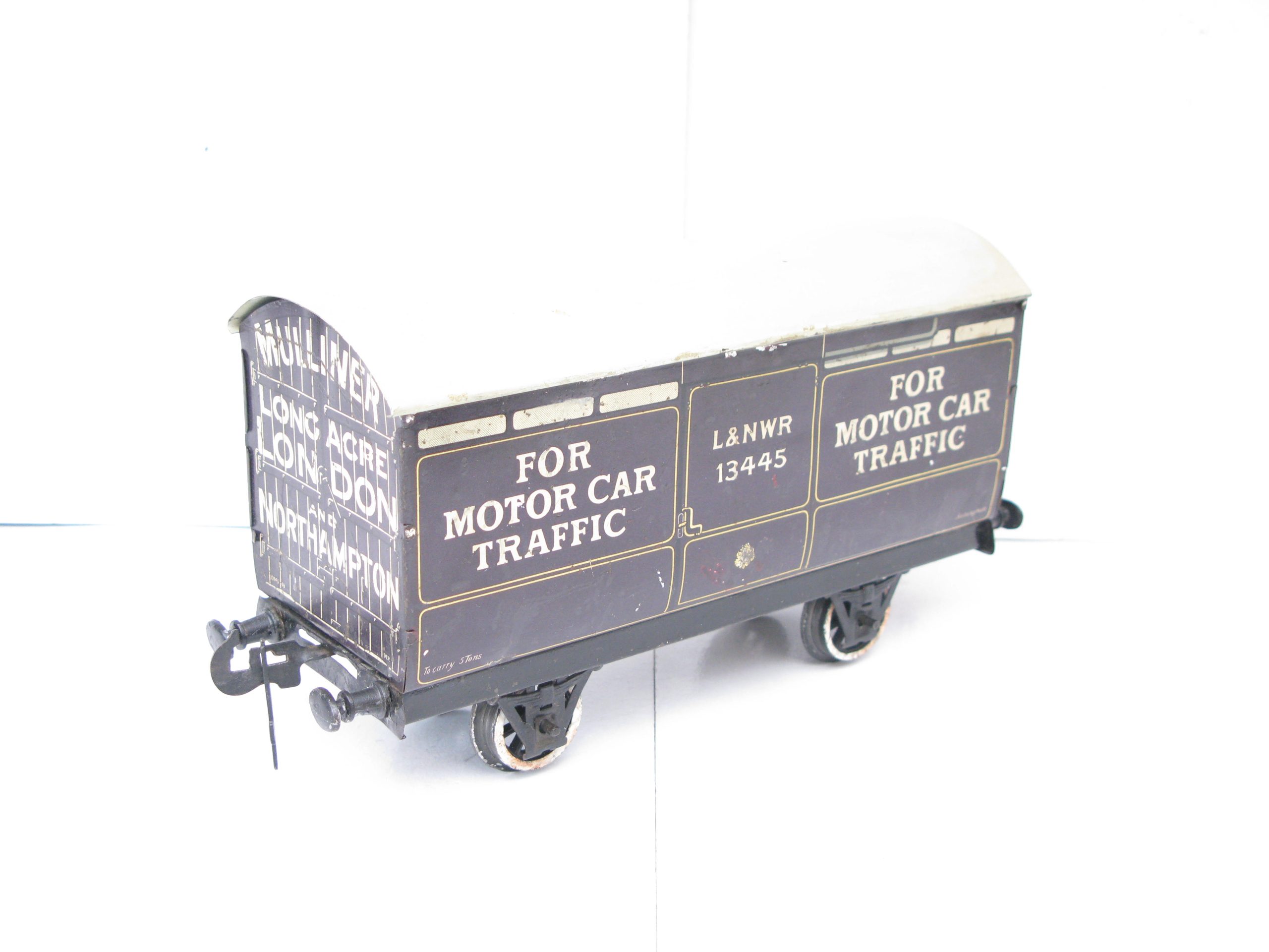 Carette Gauge 1 Tinprinted LNWR 'MULINER' MOTOR Car Van - unboxed - Image 3