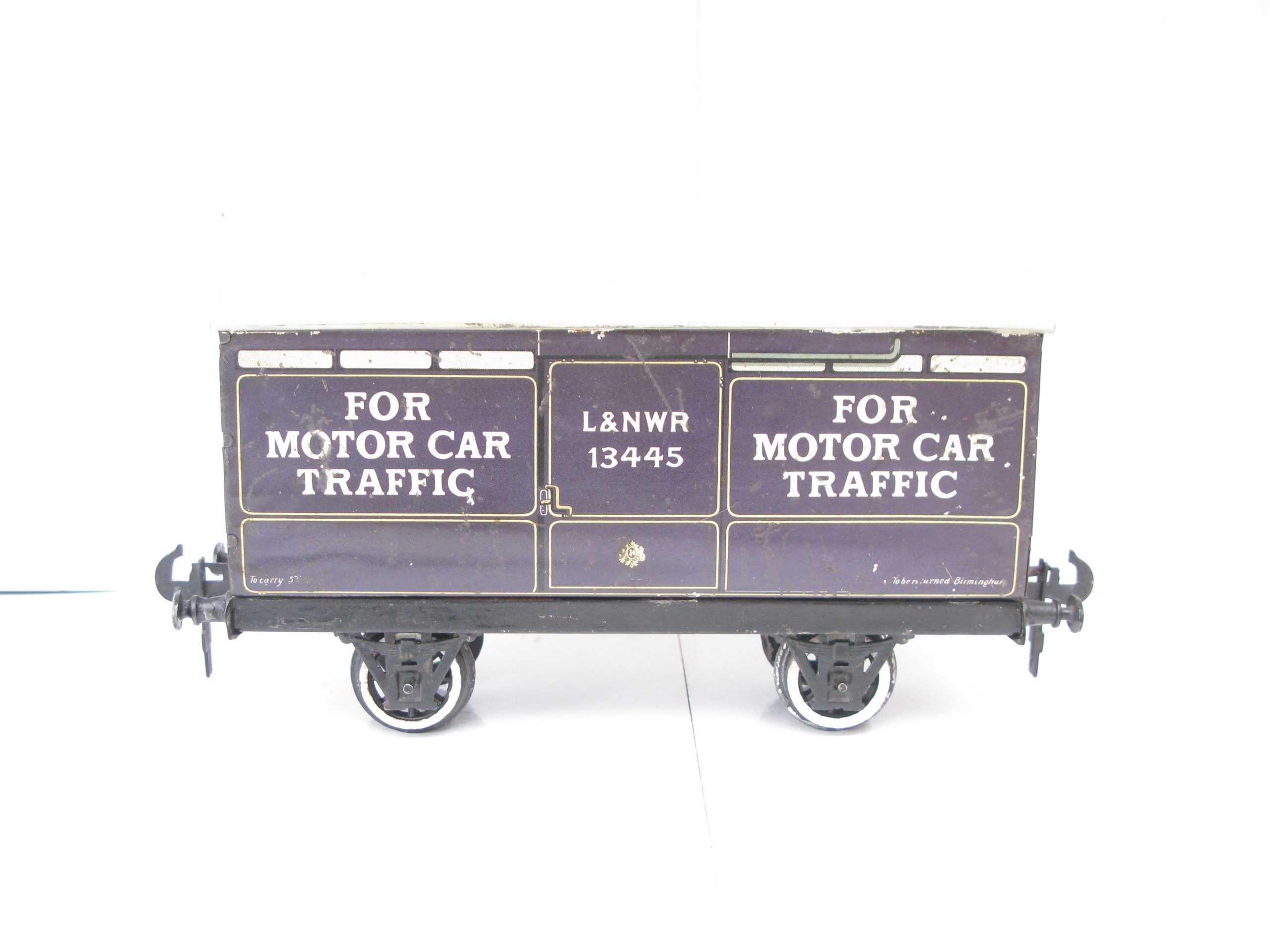 Carette Gauge 1 Tinprinted LNWR 'MULINER' MOTOR Car Van - unboxed - Image 6
