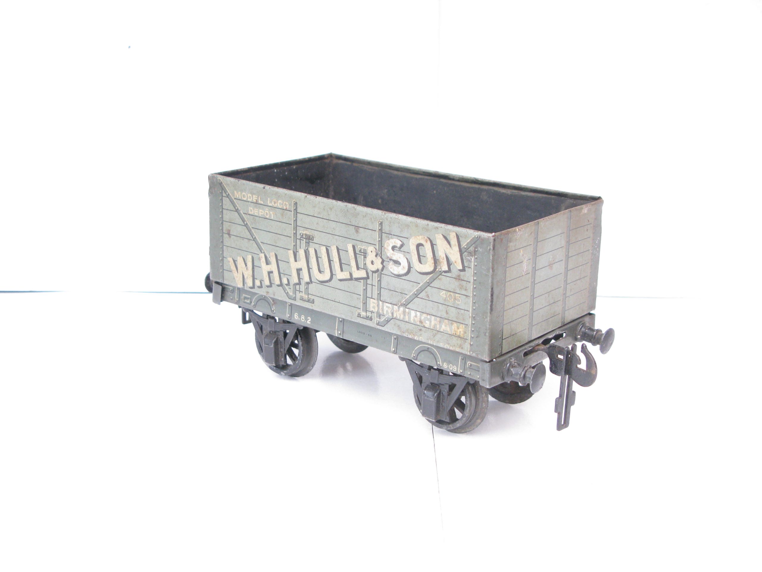 Carette Gauge 1 Tinprinted 'W.H.HULL & Son' Birmingham open Private owner wagon - unboxed - Image 6