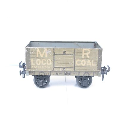 Carette Gauge 1 Tinprinted 'MR' (Midland Railway) Loco Coal high sided Open wagon - unboxed