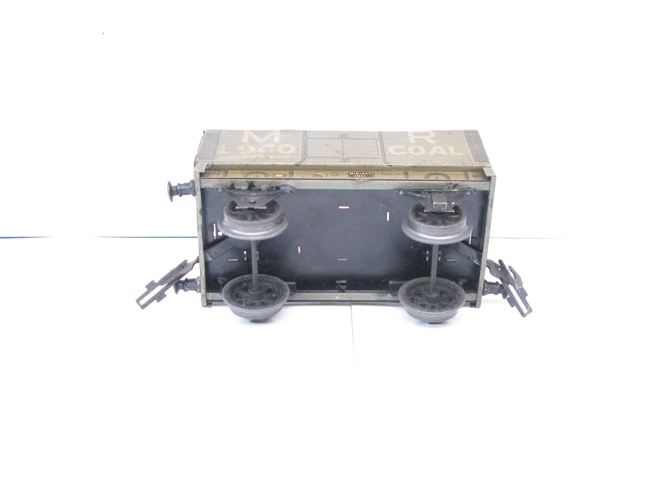 Carette Gauge 1 Tinprinted 'MR' (Midland Railway) Loco Coal high sided Open wagon - unboxed - Image 7