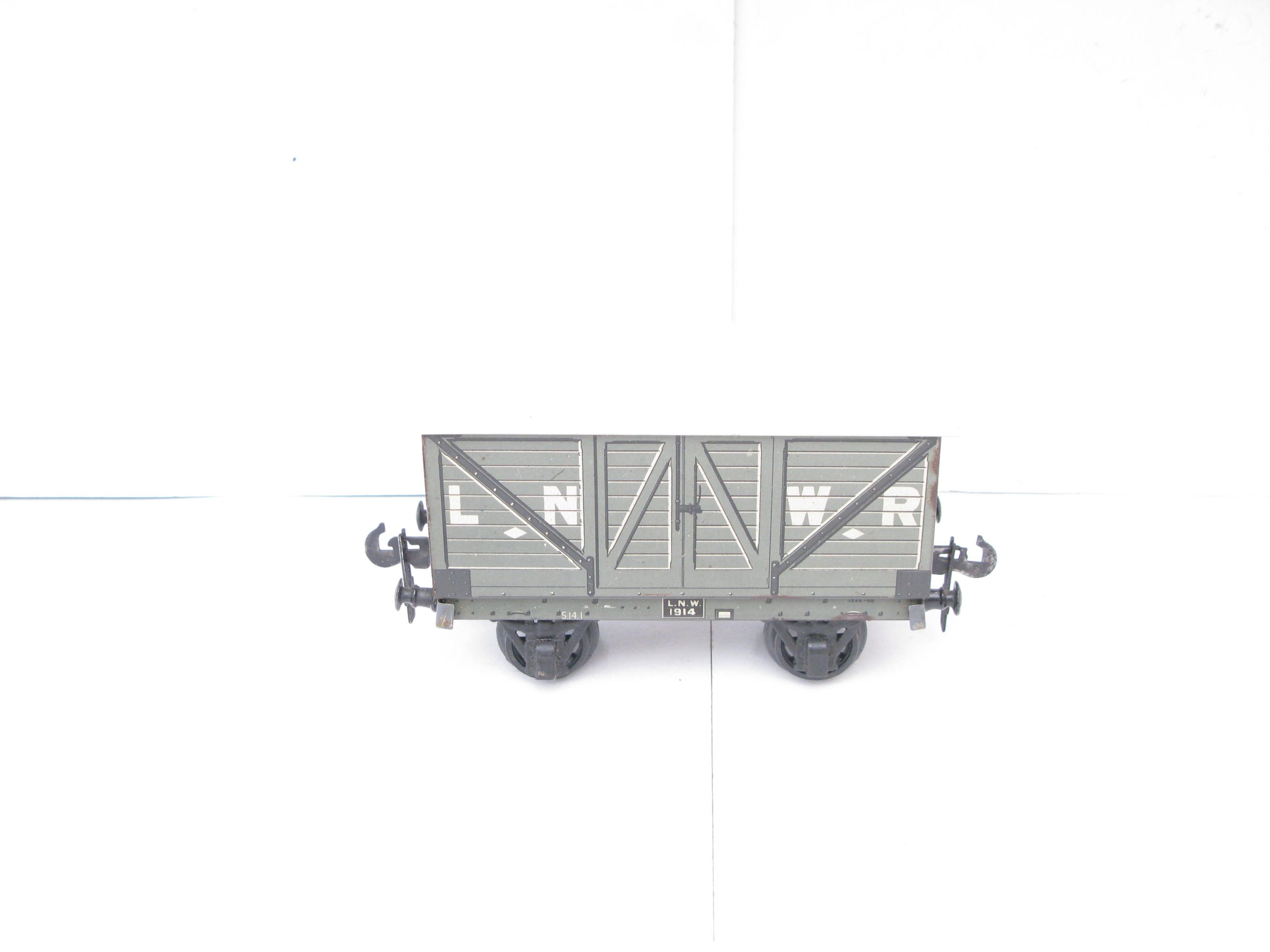 Carette Gauge 1 Tinprinted 'LNWR' (London North Western Railway) Covered Van - unboxed - Image 2
