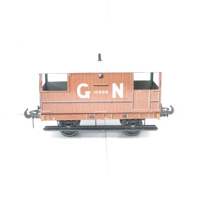 Carette Gauge 1 Tinprinted 'GNR' (Great Northern Railway) Brake van - unboxed
