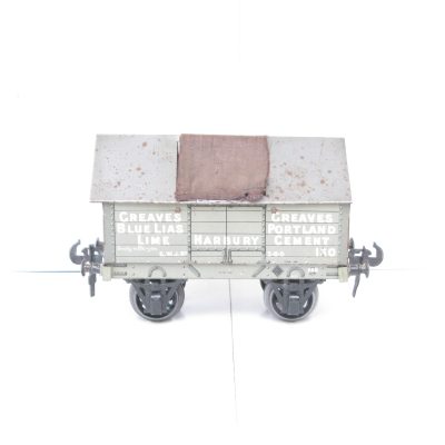 Carette Gauge 1 Tinprinted 'GREAVES' Lime & Cement Wagon - unboxed