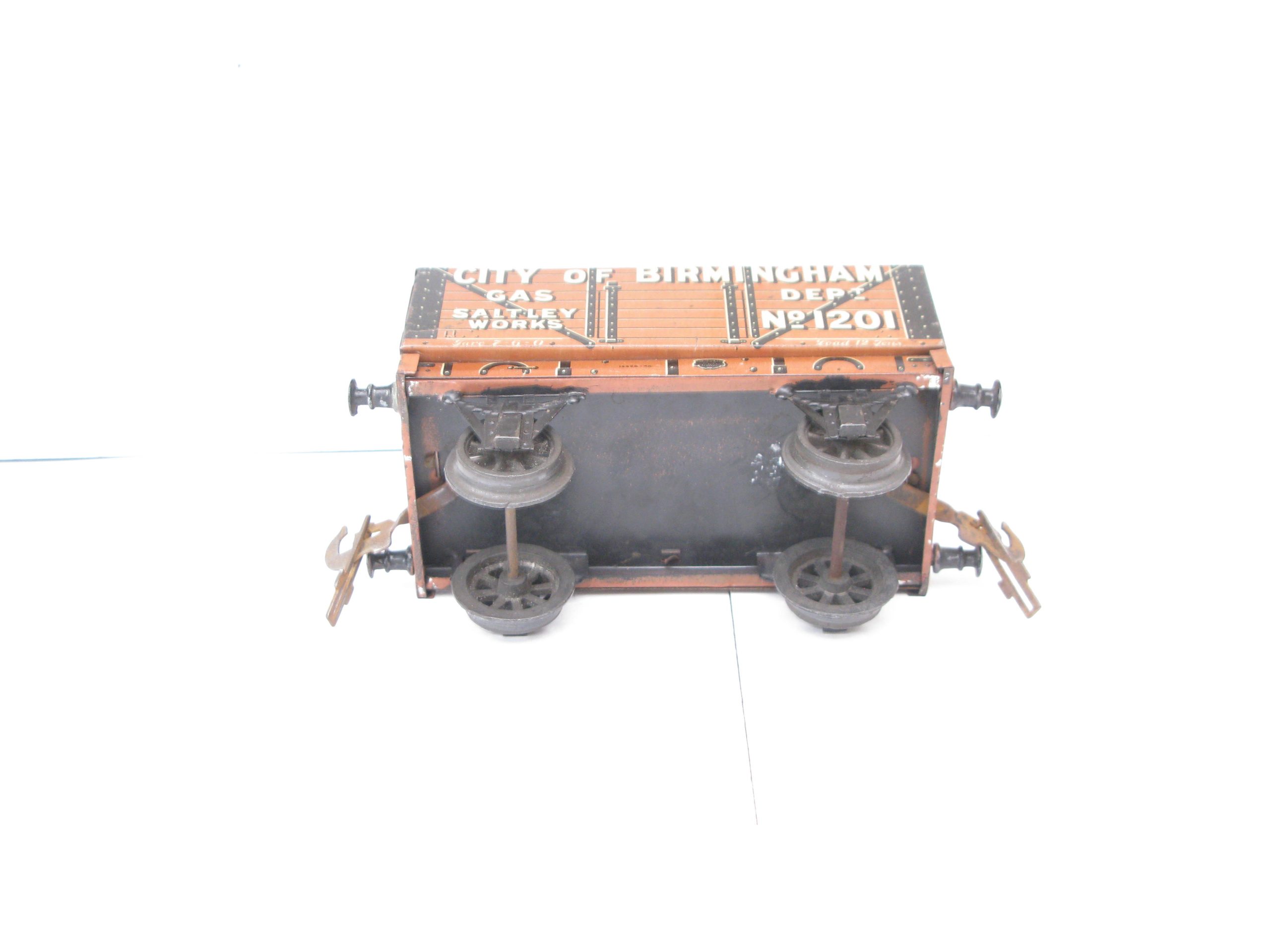 Carette Gauge 1 Tinprinted 'CITY OF BIRMINGHAM' Gas Dept open Private owner wagon - unboxed - Image 7