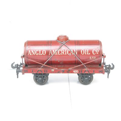 Carette Gauge 1 Tinprinted 'ANGLO AMERICAN OIL CO Ltd' Tanker - Unboxed