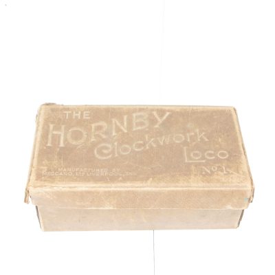 Hornby 0 Gauge Early Leatherette style Empty Box for an 0-4-0 Tank or 2710 Locomotive - Box
