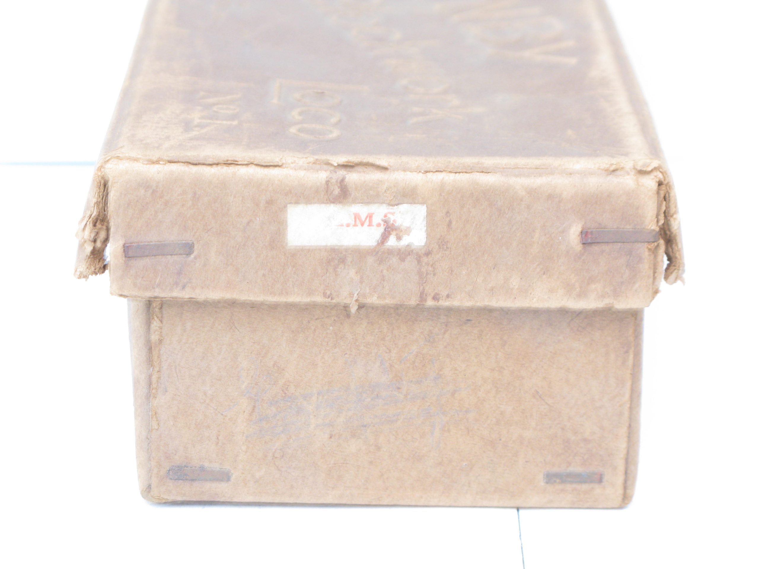 Hornby 0 Gauge Early Leatherette style Empty Box for an 0-4-0 Tank or 2710 Locomotive - Box - Image 7