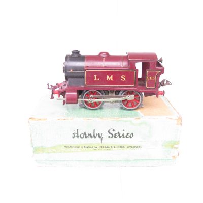 Hornby 0 Gauge E120 Tank Loco LMS Matt Maroon No.2115, 20 volt electric Circa 1939/40 - Boxed