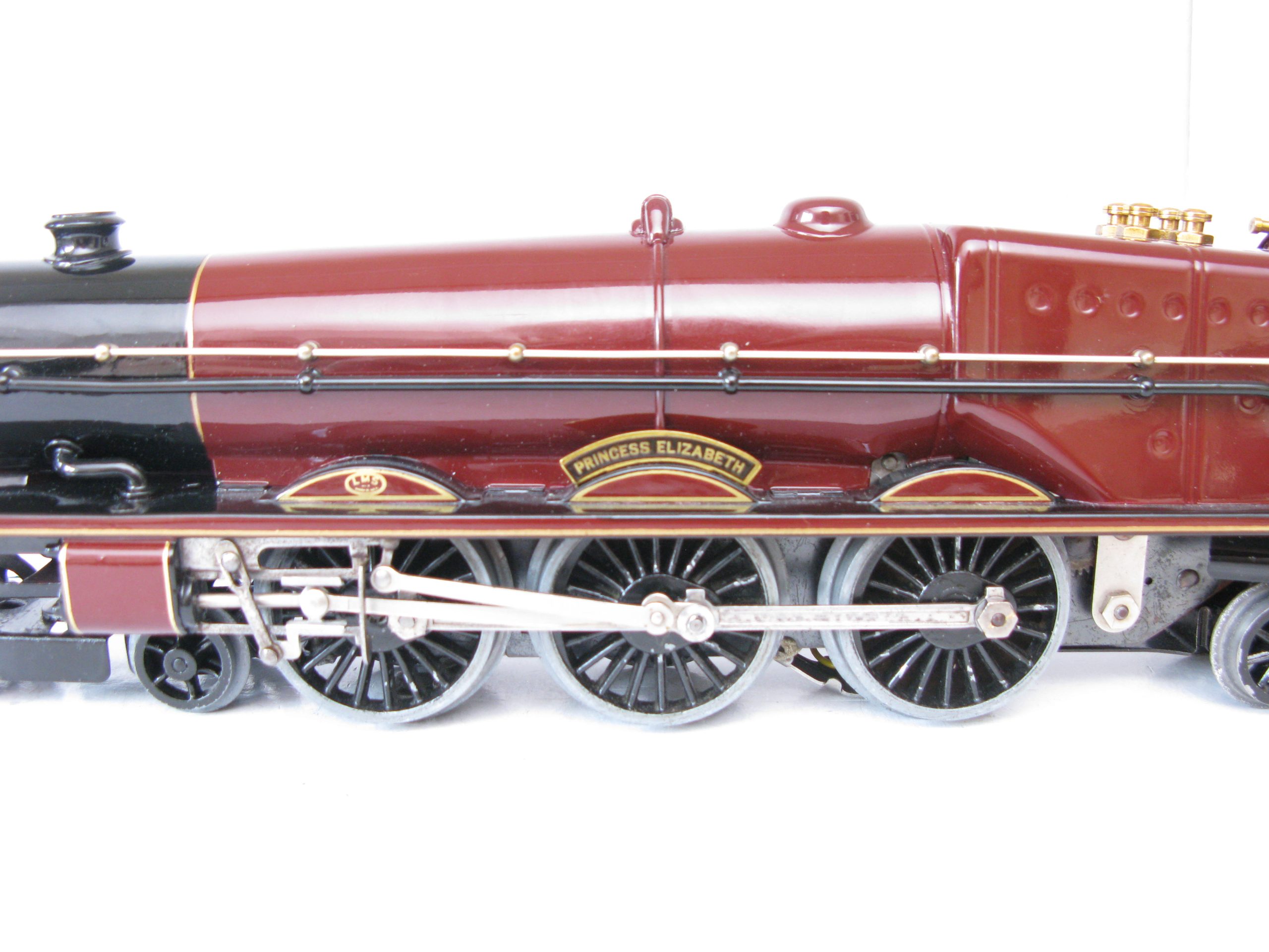 Hornby 0 Gauge 4-6-2 Loco & Tender LMS Lined Maroon 'Princess Elizabeth' No.6201, 3-rail Electric - Boxed - Superb - Image 4