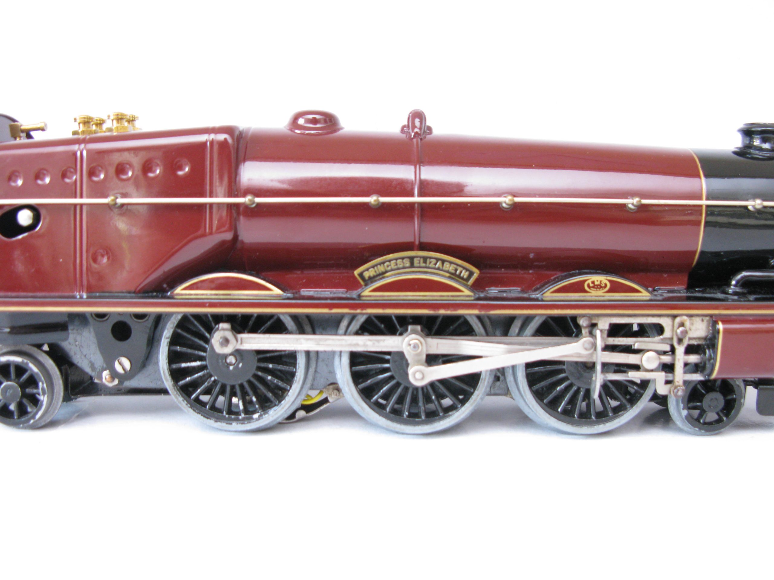 Hornby 0 Gauge 4-6-2 Loco & Tender LMS Lined Maroon 'Princess Elizabeth' No.6201, 3-rail Electric - Boxed - Superb - Image 11