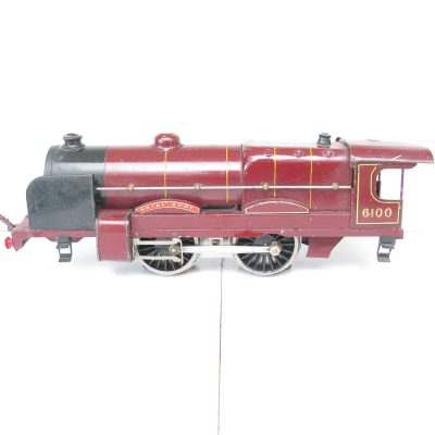 Hornby 0 Gauge No.E320 LMS Maroon Loco (note Loco only missing Tender) 'Royal Scot' No.6100, 20 volt electric - unboxed - Overall Fair