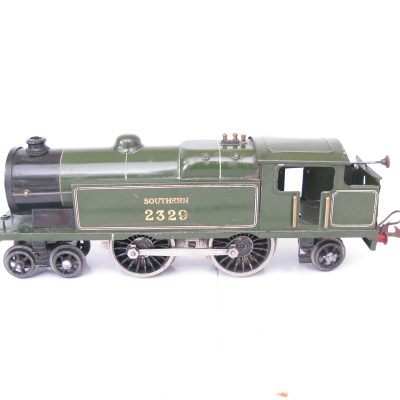 Hornby 0 Gauge E220 Special Tank Loco SR Green No.2329, 3-rail 20 volt Electric Circa 1934/35 - unboxed