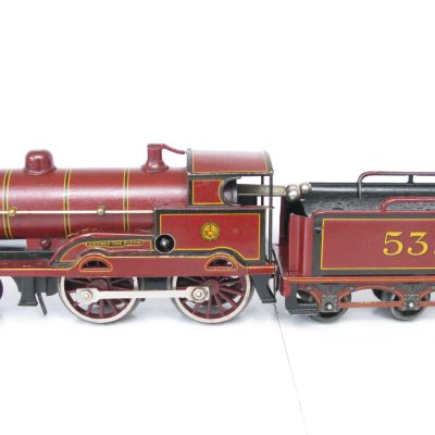 Bing for Bassett Lowke 0 Gauge LMS 4-4-0 Loco & Tender 'GEORGE THE FIFTH', No. 5320, Clockwork - Boxed - Near Mint