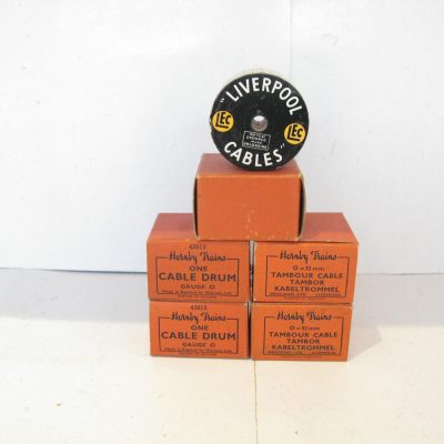 Hornby 0 Gauge Post war LIVERPOOL Cable Drums - Boxed - 5 available Price £8 each