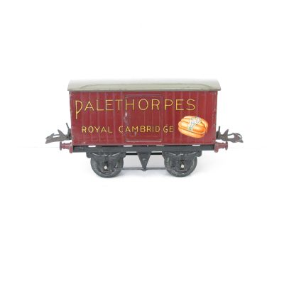 Hornby 0 Gauge 'PALETHORPES' Sausages Private owner van  - unboxed - Sides Excellent - Circa 1938