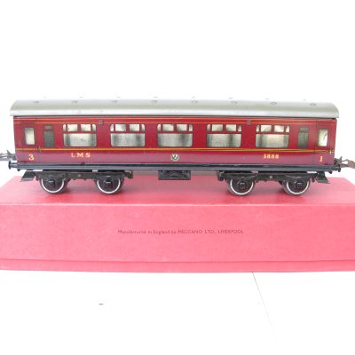 Hornby 0 Gauge No.2 LMS Corridor Coach - Boxed -  Excellent/plus - Price £125