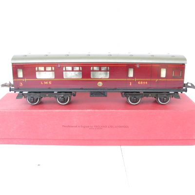 Hornby 0 Gauge No.2 Brake end LMS Corridor Coach - Boxed -  Excellent - Price £100