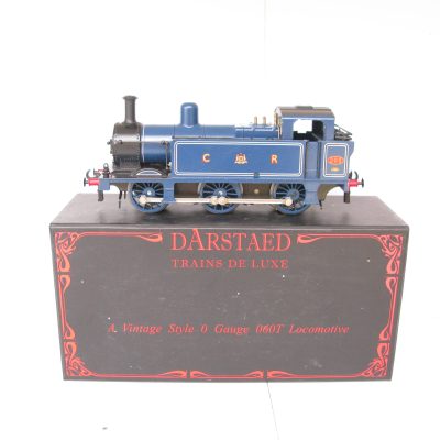 Darstaed 0 Gauge Modern issue 0-6-0 CR Lined Blue Class 3F Jinty Tank Loco No.208, 3-rail electric - Boxed - Near Mint to Mint boxed