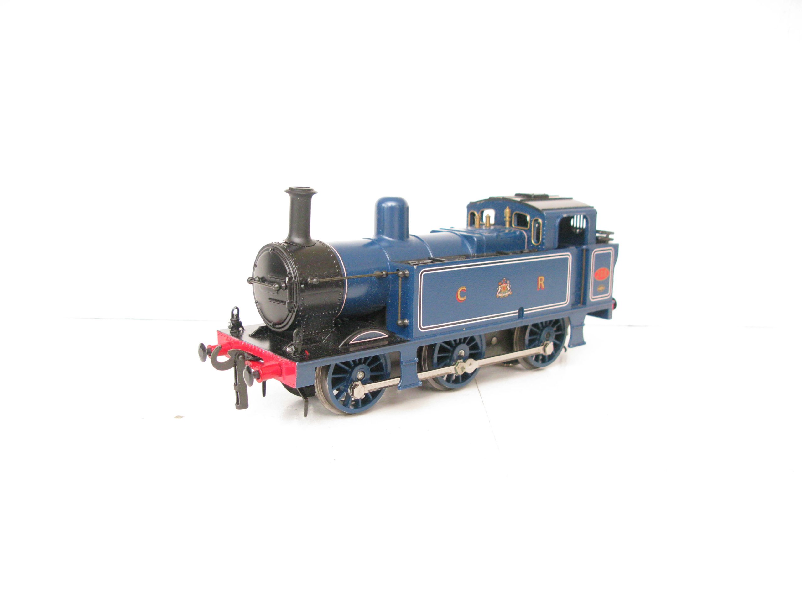Darstaed 0 Gauge Modern issue 0-6-0 CR Lined Blue Class 3F Jinty Tank Loco No.208, 3-rail electric - Boxed - Near Mint to Mint boxed - Image 4