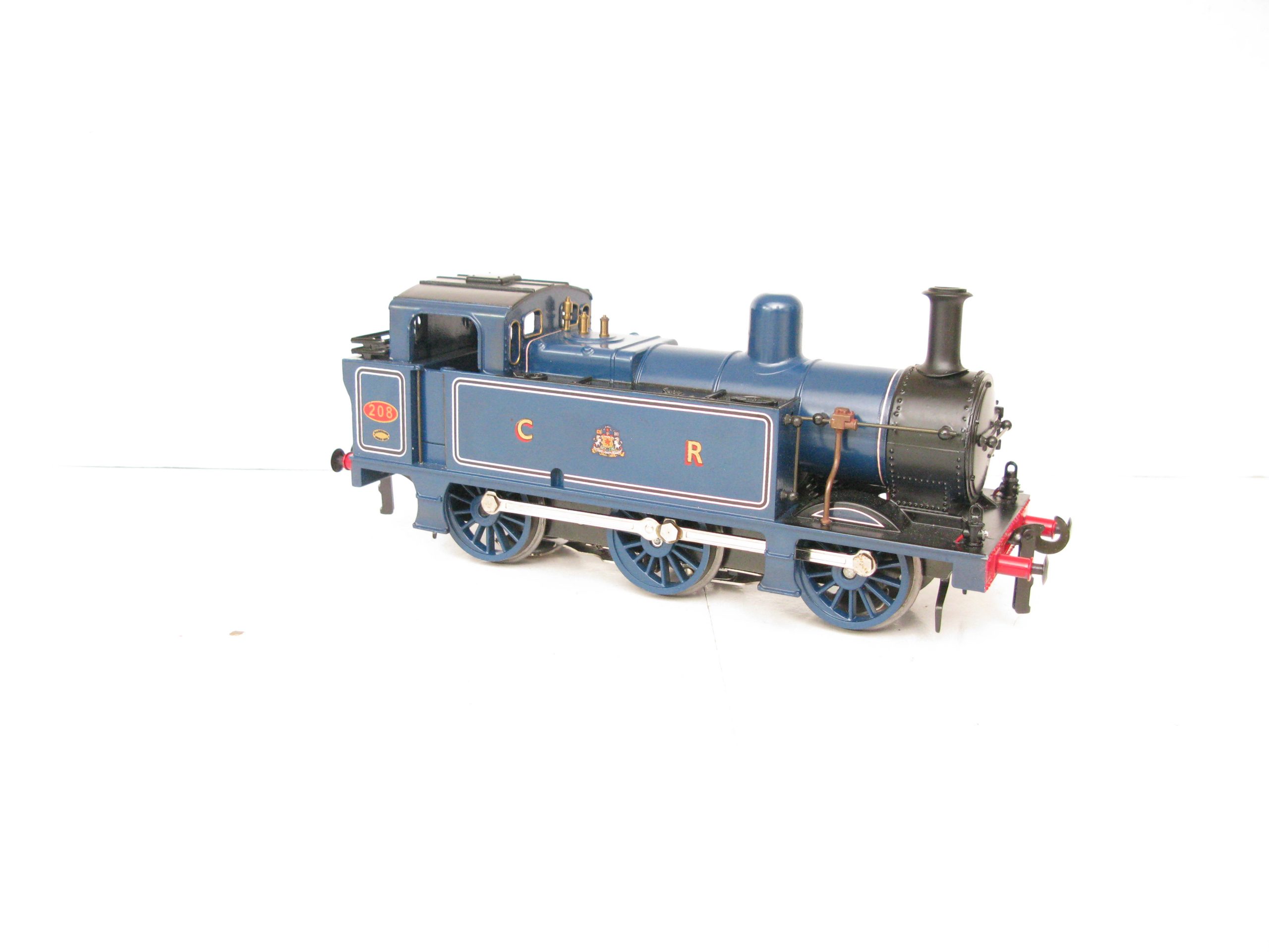 Darstaed 0 Gauge Modern issue 0-6-0 CR Lined Blue Class 3F Jinty Tank Loco No.208, 3-rail electric - Boxed - Near Mint to Mint boxed - Image 5